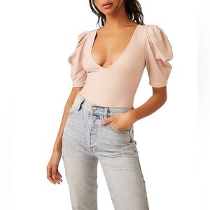Free People Va Va Voop Bodysuit
